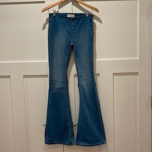 Free People pull on flare jeans size 26